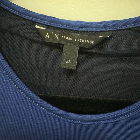 Armani Exchange Sheath Dress in Royal Blue - Picture 3 of 4